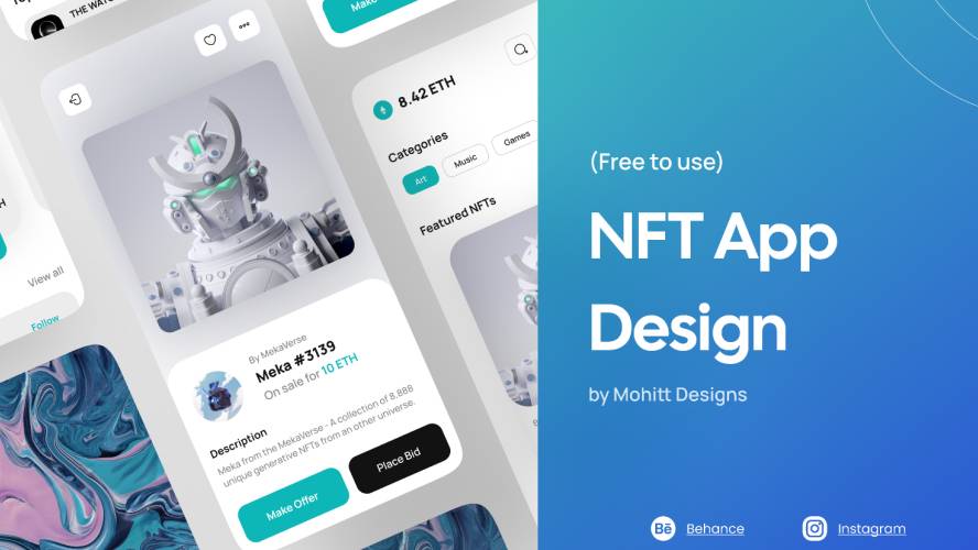 Figma NFT Market App