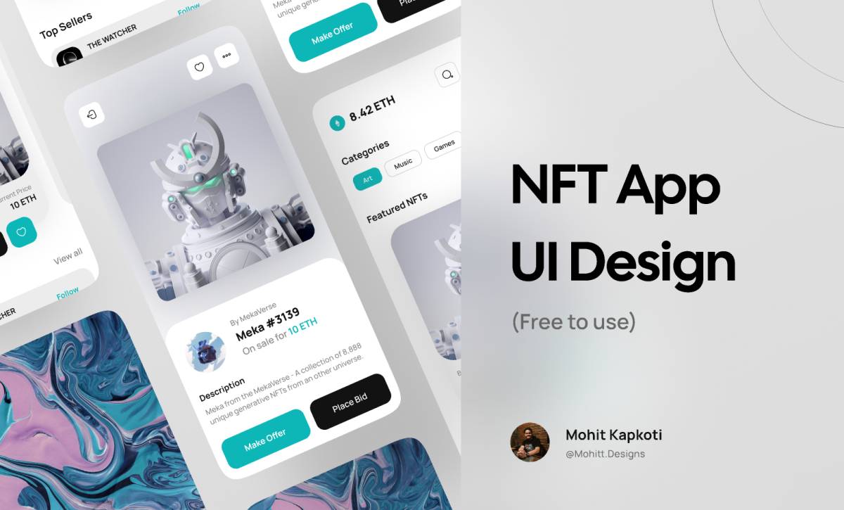 Figma NFT Market App