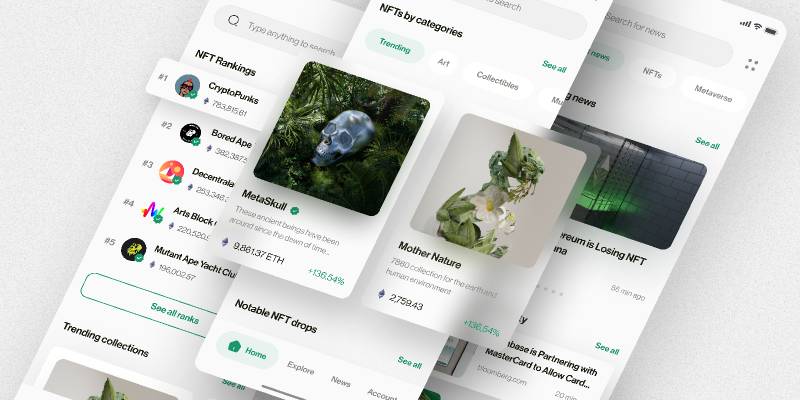 Figma NFT Marketplace Mobile UI Kit