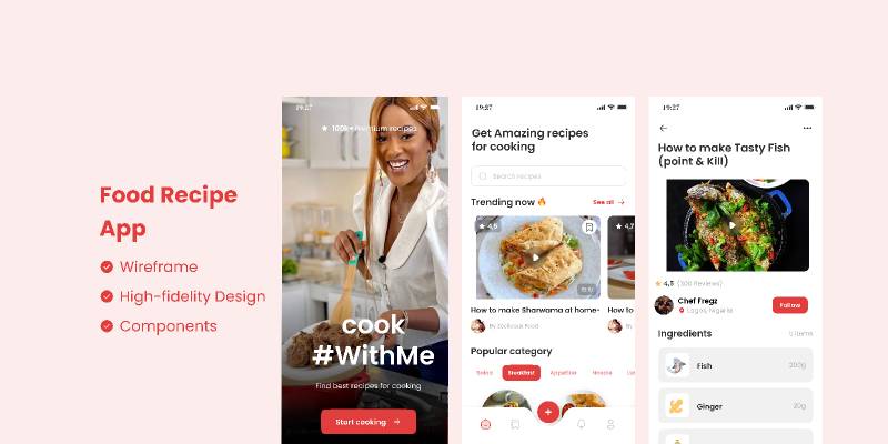 Figma Nigeria Food Recipe App