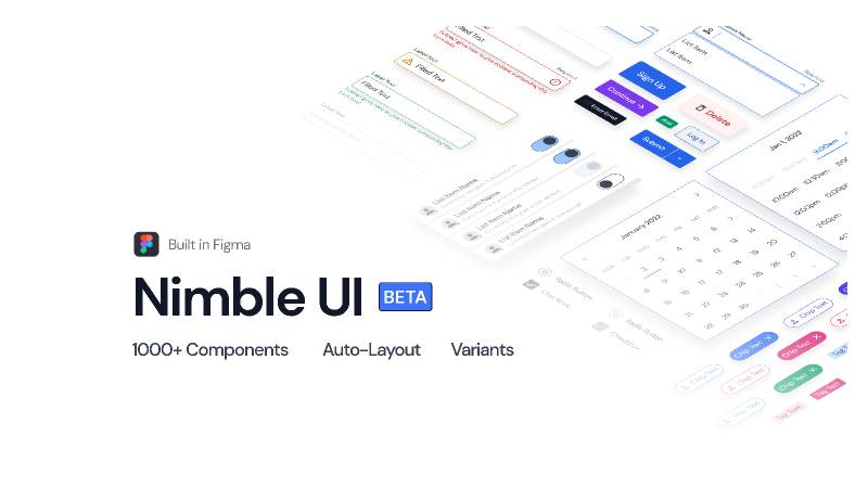 Figma Nimble UI Forms Library