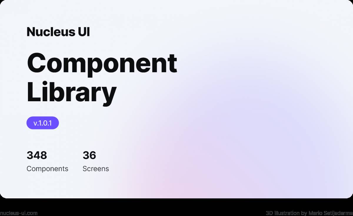 Figma Nucleus UI–UI Component Library