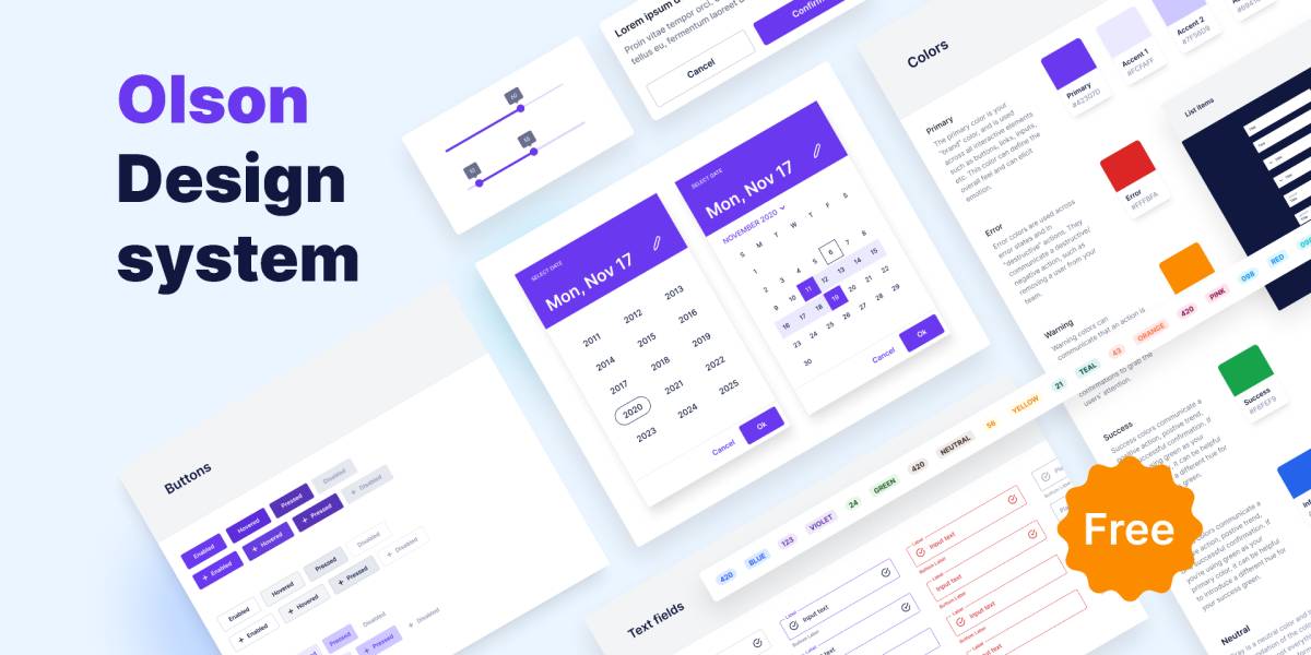 Figma Olson Design system