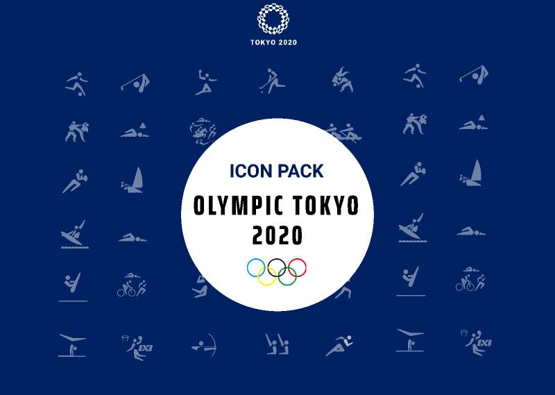 Figma OLYMPIC TOKYO 2020 Icon Pack. 