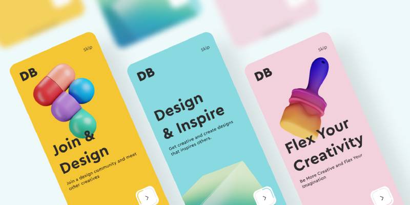 Figma Onboarding Creatives For Mobile