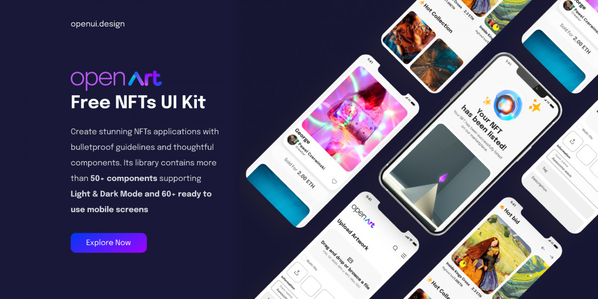 Figma Open Art - Free NFTs UI Kit