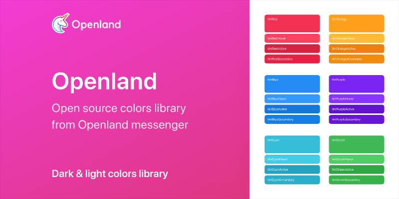 Figma Openland – Colors library