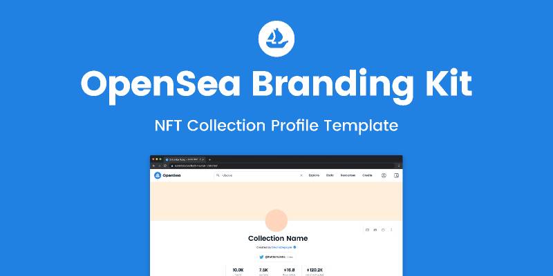 Figma OpenSea NFT Collection Branding Template