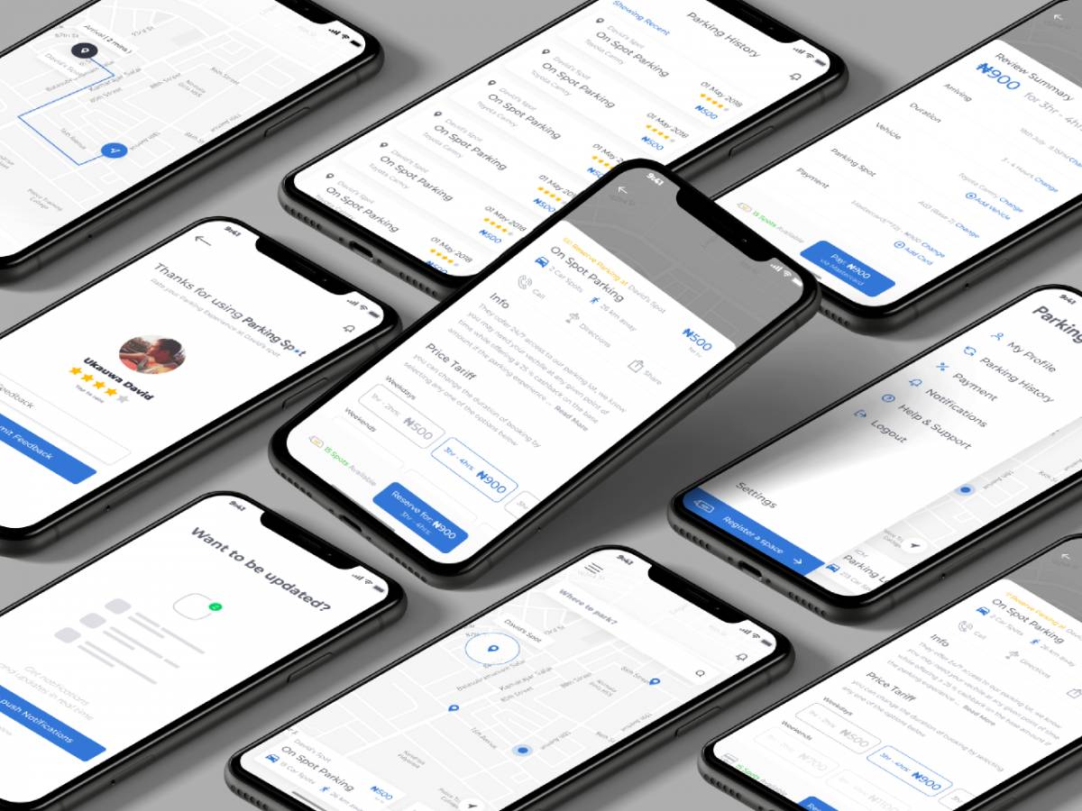Figma Parking App Uikit