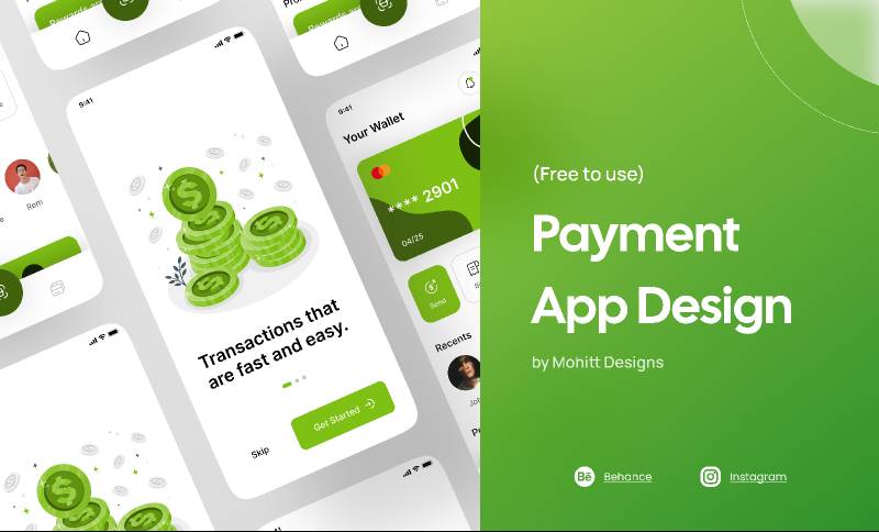 Figma Payment App Design