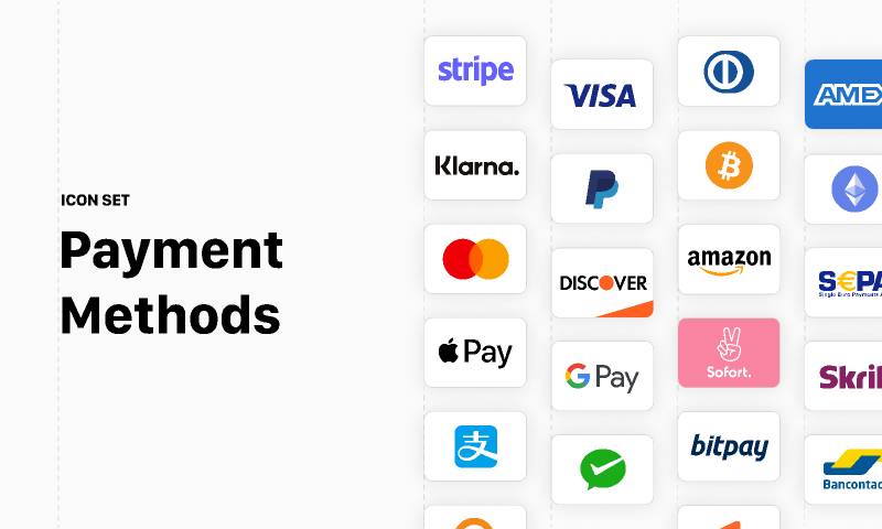 Figma Payment Methods Icon Set