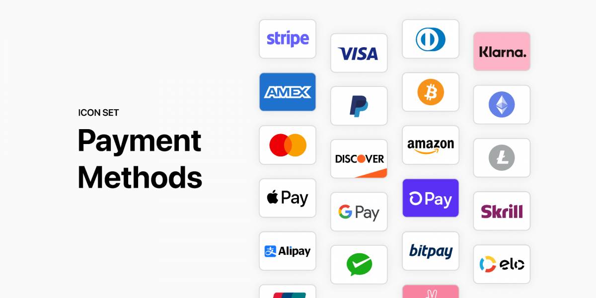Figma Payment Methods Icon Set