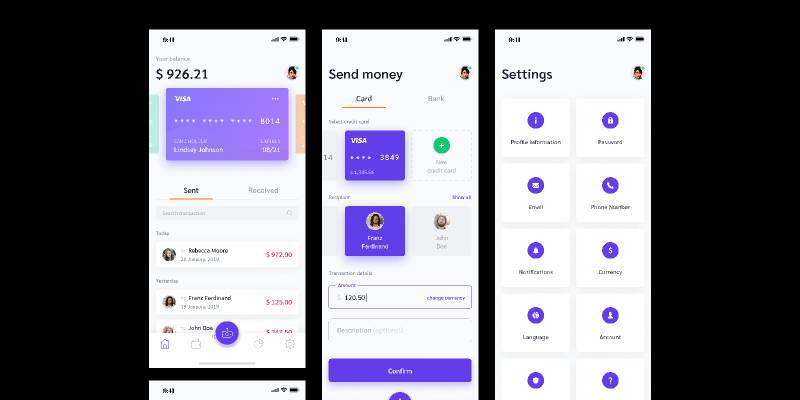 Figma Payment Mobile App Template