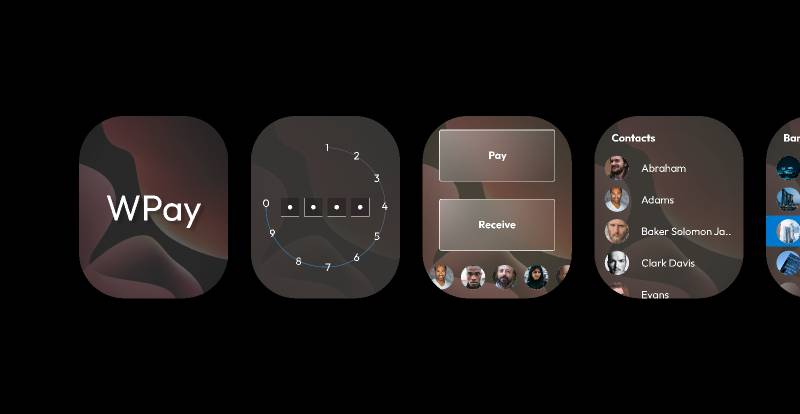 Figma PayWatch Watch App Template