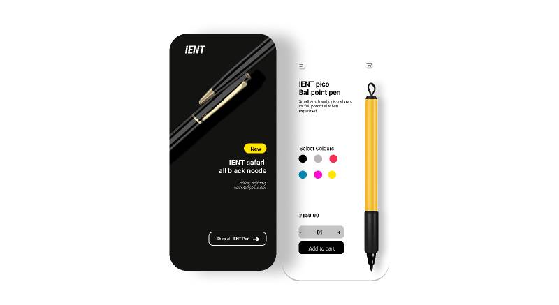 Figma Pen Design Template UI4Free