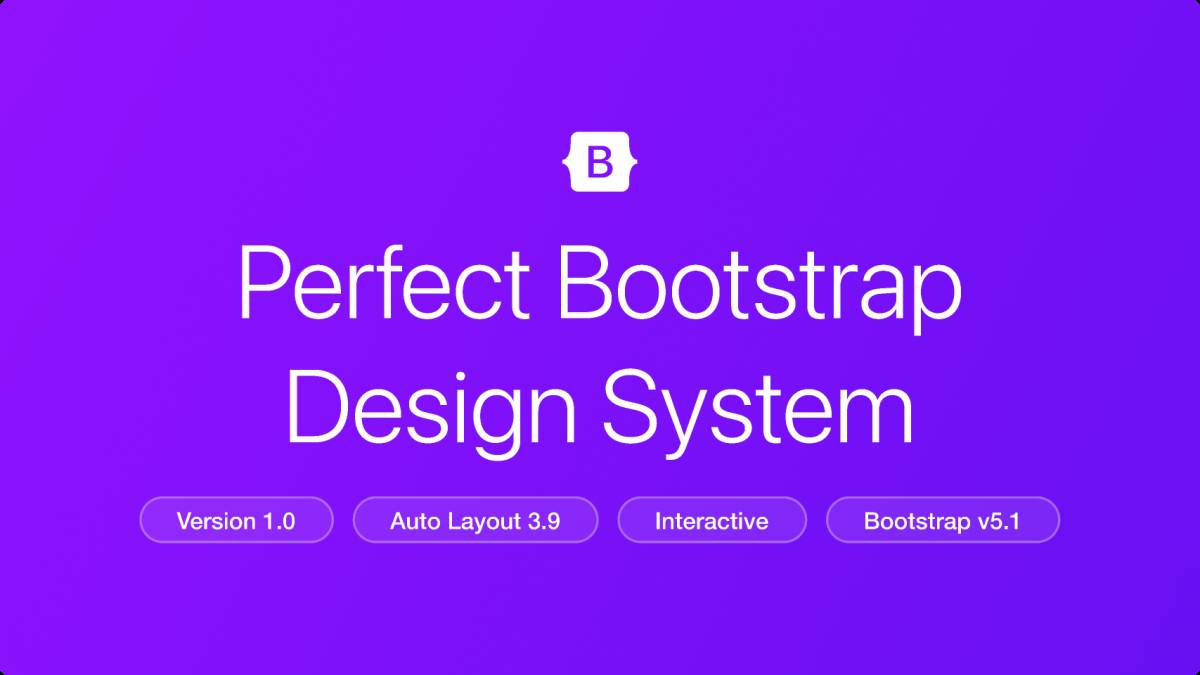 Figma Perfect Bootstrap Design System