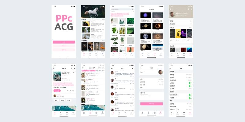 Figma picacg2.9.9 Mobile Design System Template