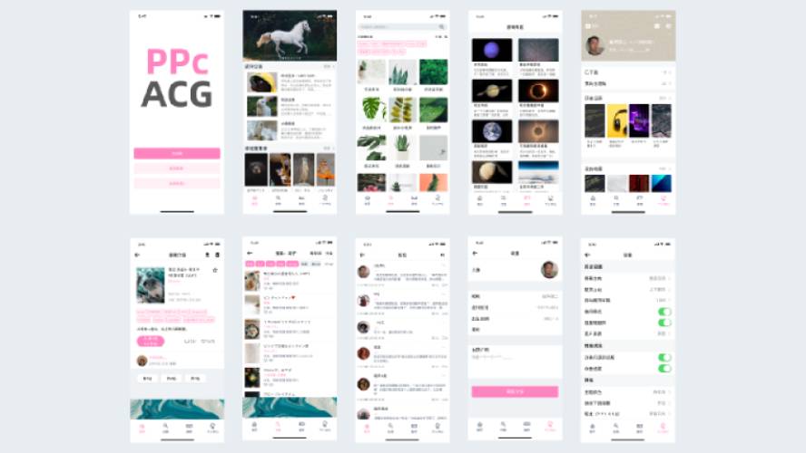 Figma picacg2.9.9 Mobile Design System Template