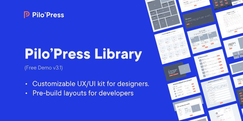 Figma Pilo'Press Library Design System