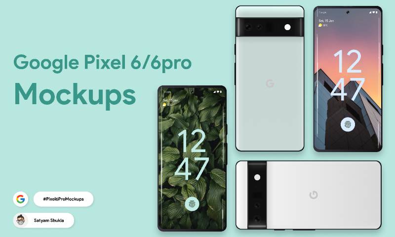 Figma Pixel 6/6 Pro Mockup