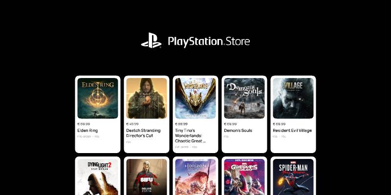 Figma Playstation Store Template