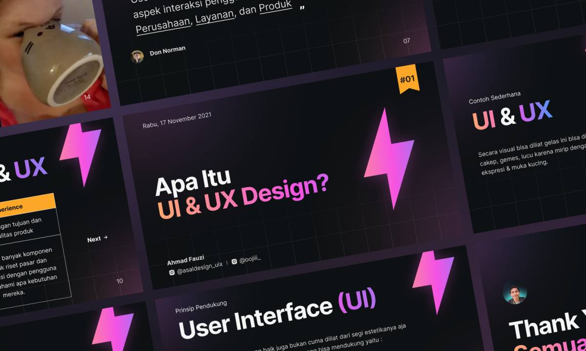Figma Presentation UI/UX Template