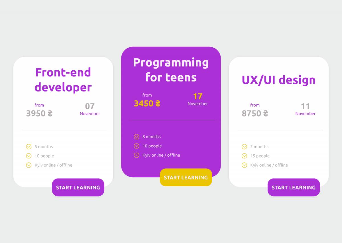 Figma Pricing Table Template