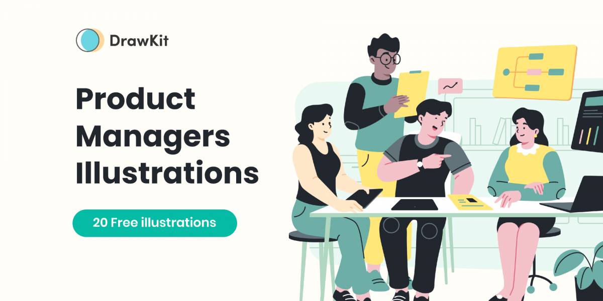 Figma Product Managers & Startup Illustrations