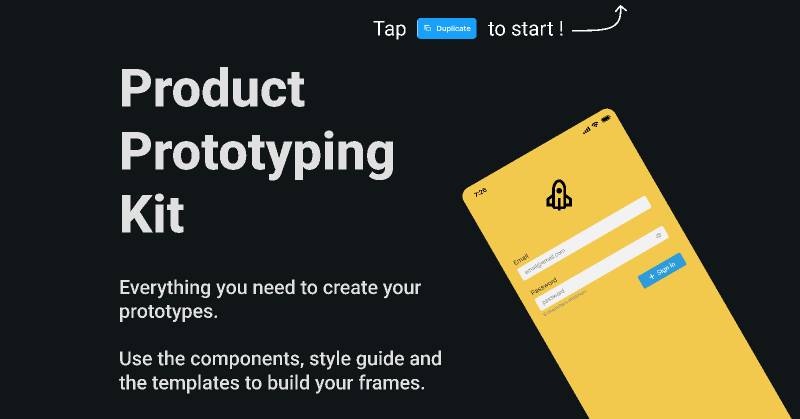 Figma Product Prototyping Kit