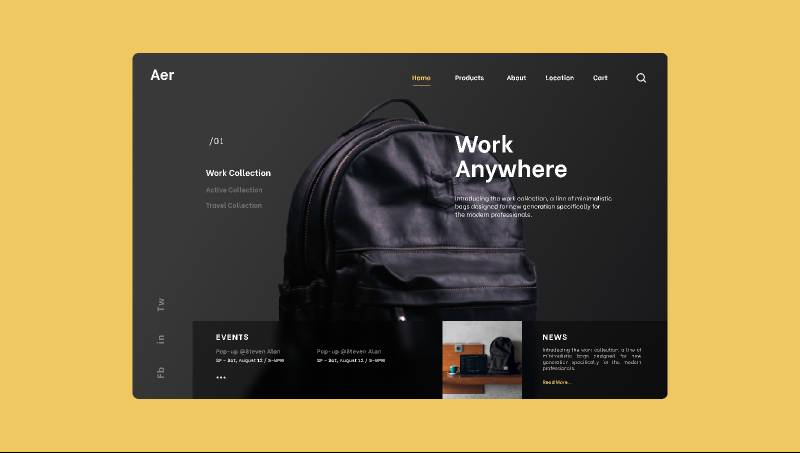 Figma Product Web Page Concept