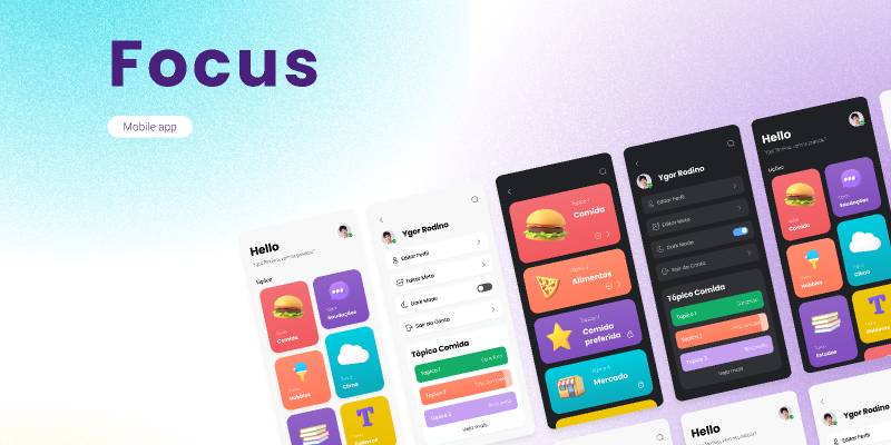 Figma Project Focus Mobile App