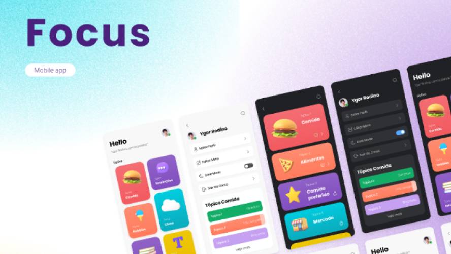Figma Project Focus Mobile App