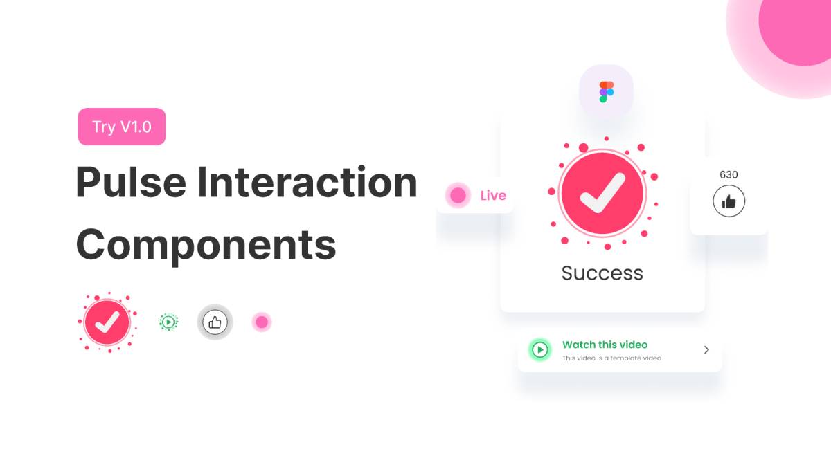 Figma Pulse Interaction Components