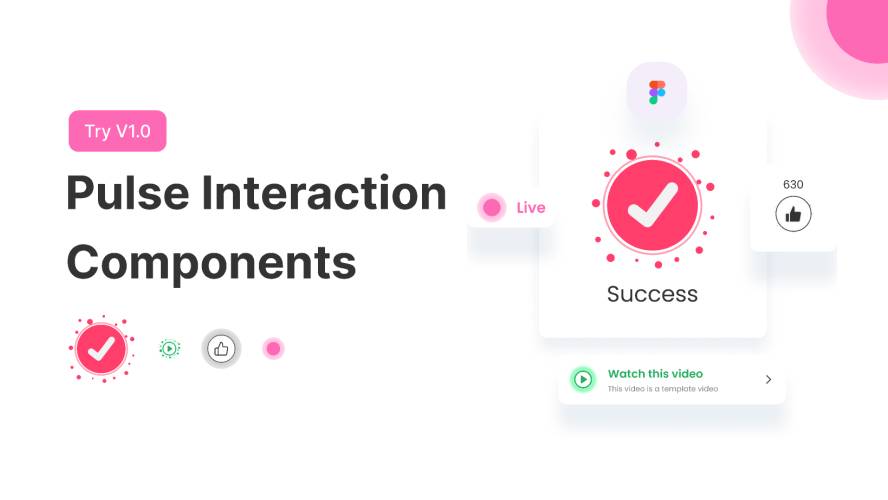 Figma Pulse Interaction Components