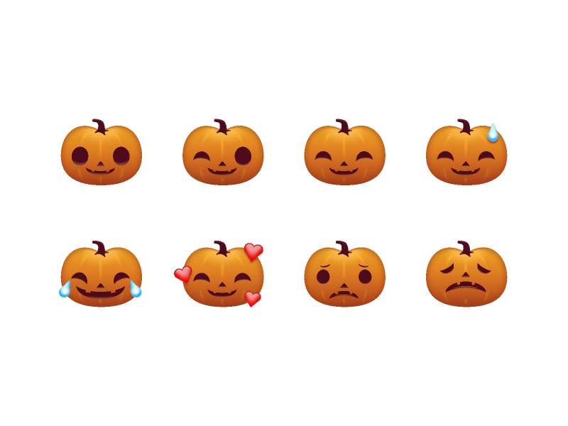 Figma Pumpkin Icon Template
