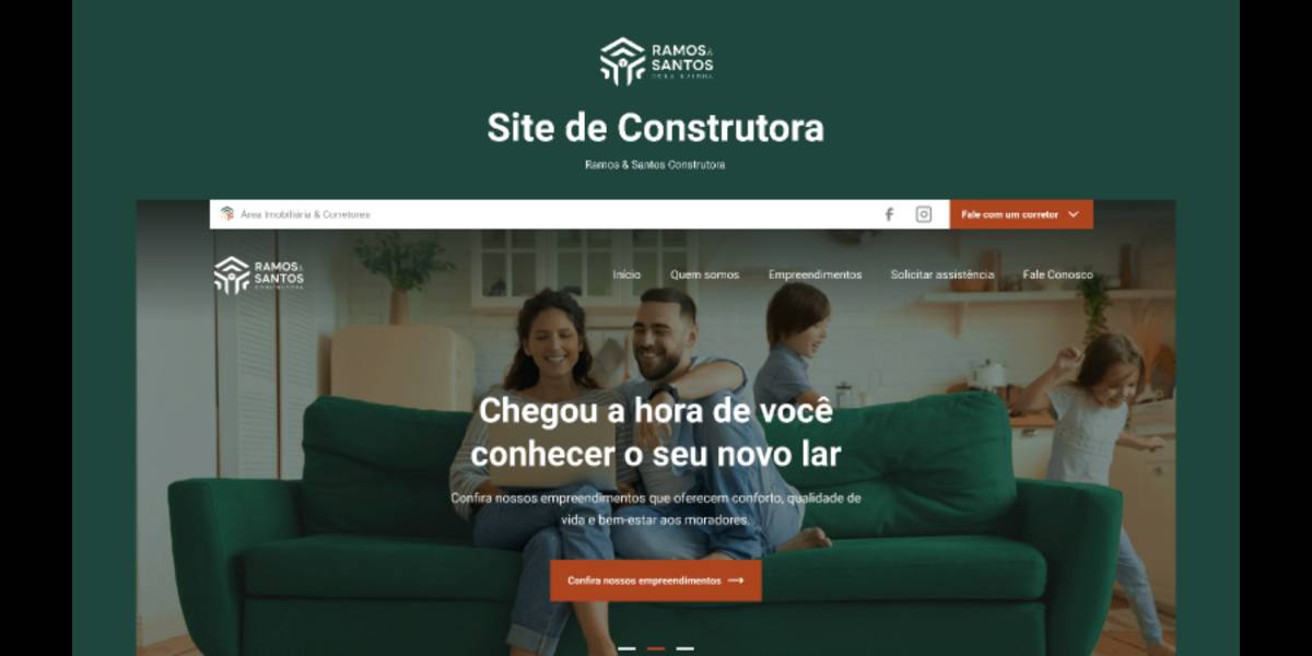 Figma Ramos & Santos Construction Website Template