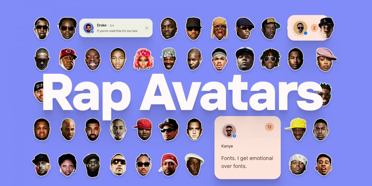 Figma Rap Avatars Free Download