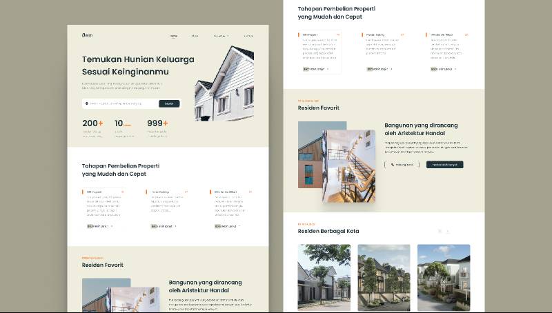 Figma Real Estate Landing Page