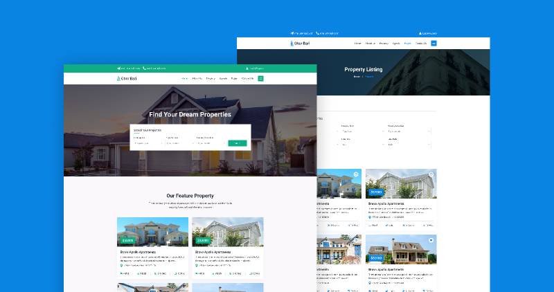 Figma Real Estate Main Website Template
