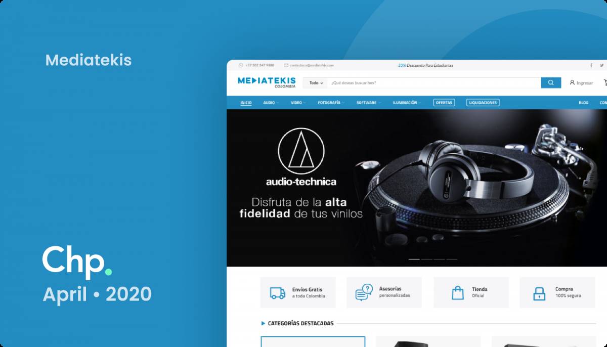 Figma Redesign for website store Mediatekis