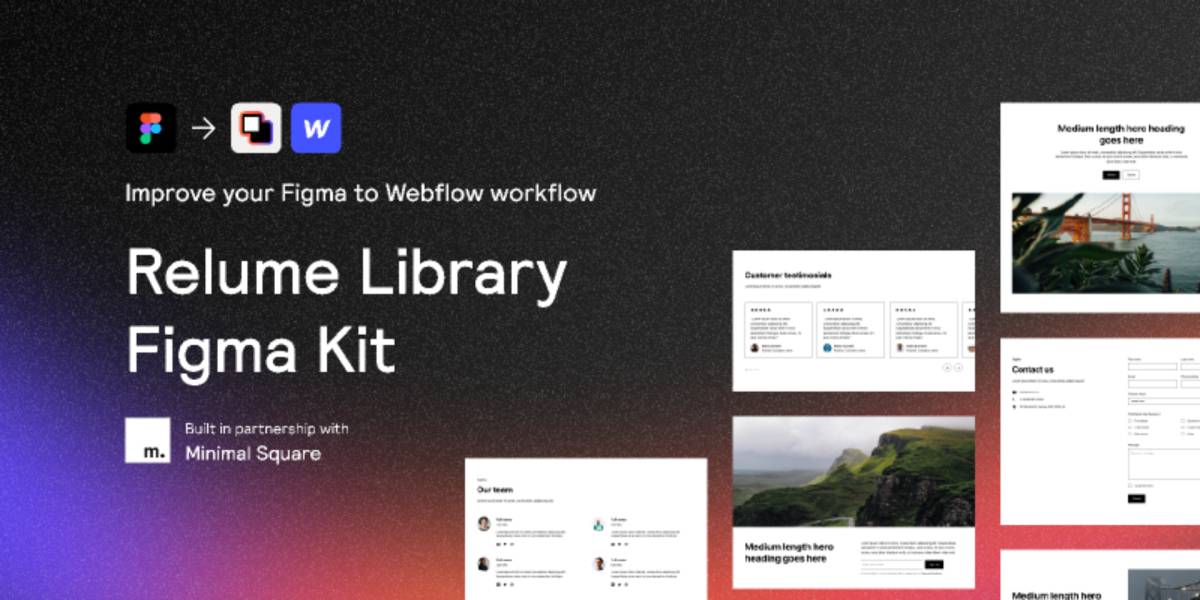 Figma Relume Library Figma Kit