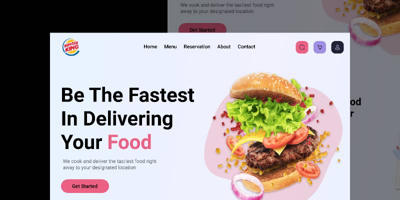 Figma Restaurant Landing Page