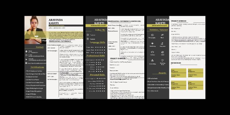 Figma Resume Template