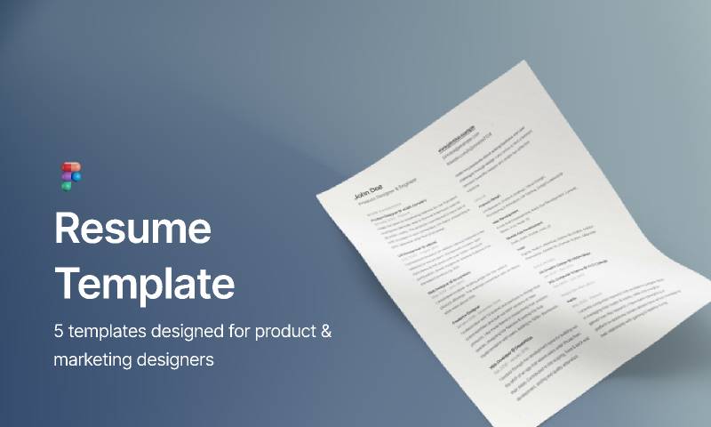 Figma Resume Template