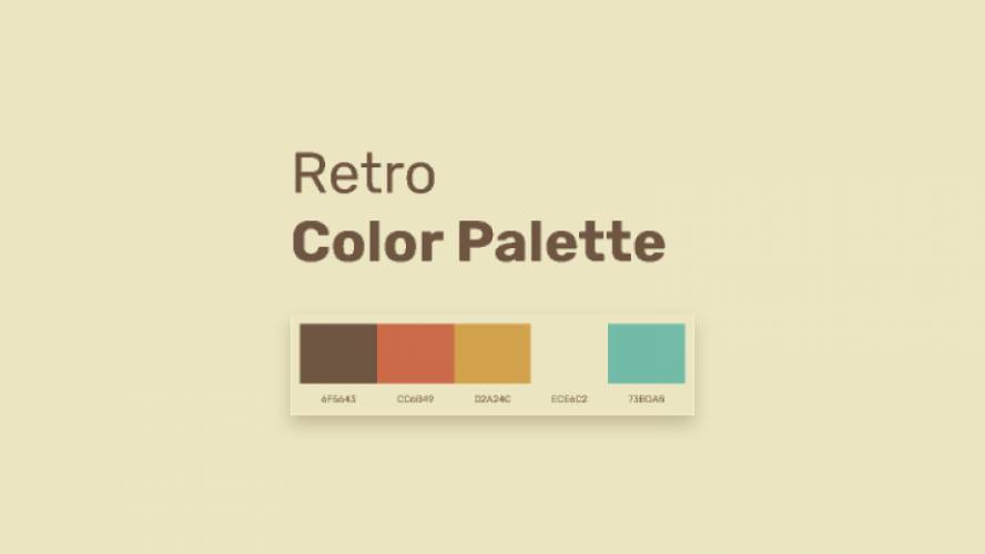 Figma Retro Color Palette Free Download