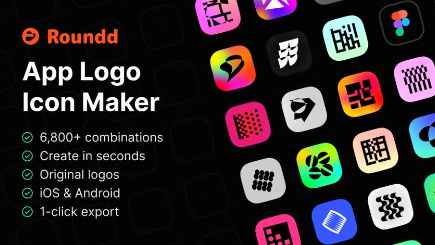 Figma Roundd App Logo Icon Maker