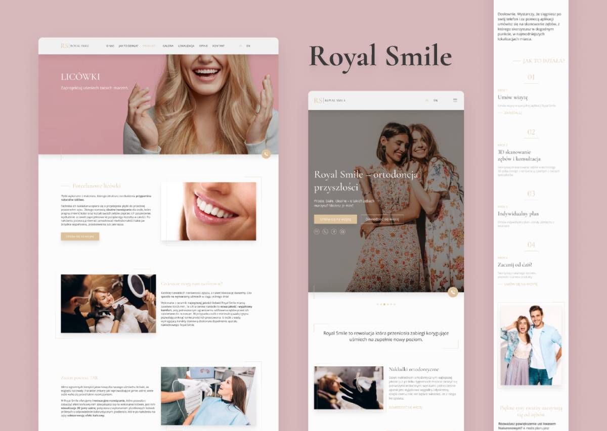 Figma Royal Smile Blog Website Template