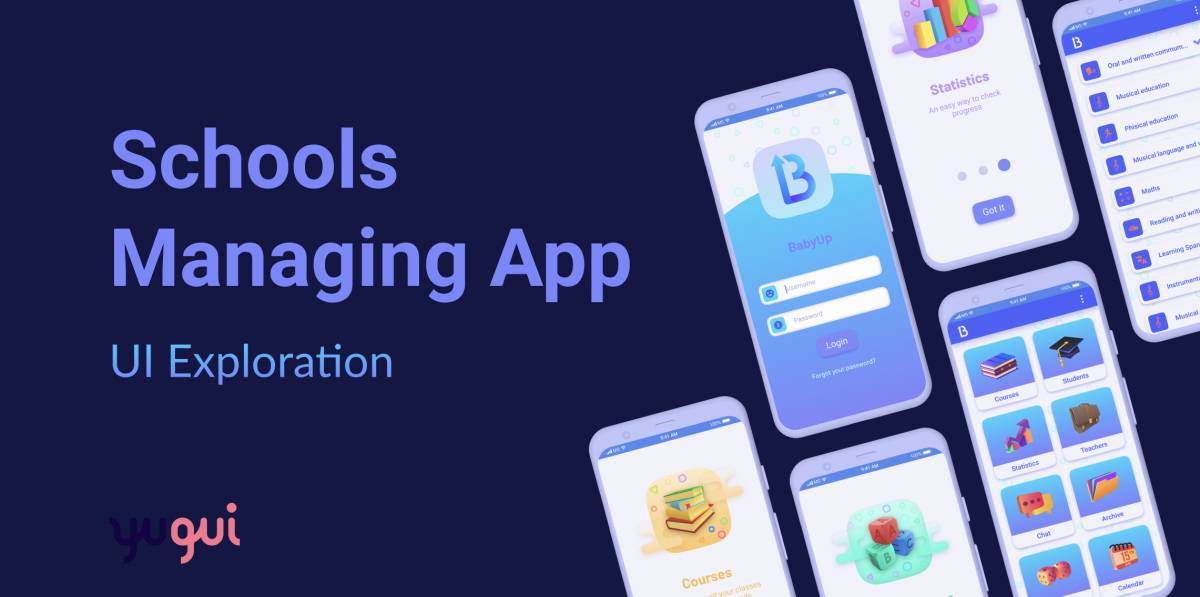 Figma Schools Managing App Template