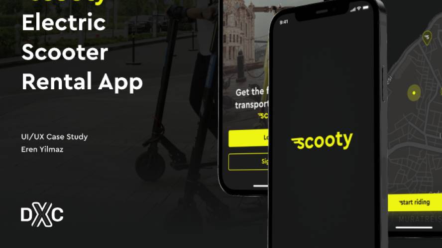 Figma Scooty Electric Scooter Rental App Design System