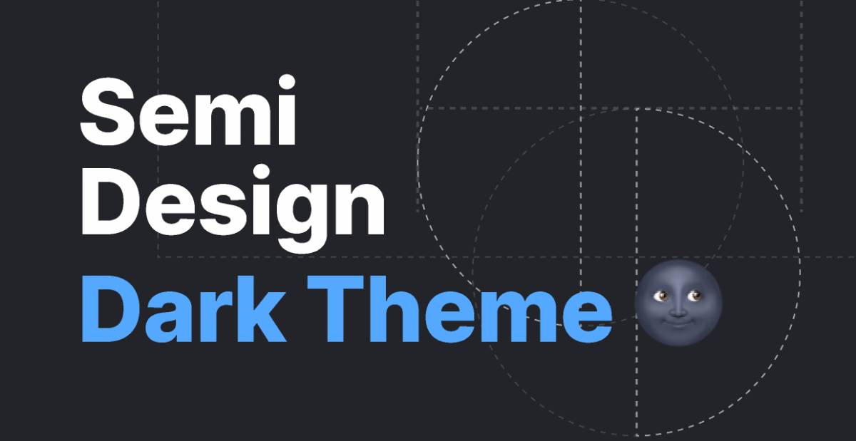 Figma Semi Design - Dark Theme